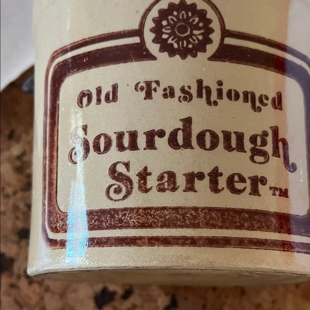 Price Firm!! Vintage!!! Old Fashioned Sourdough Starter Jar